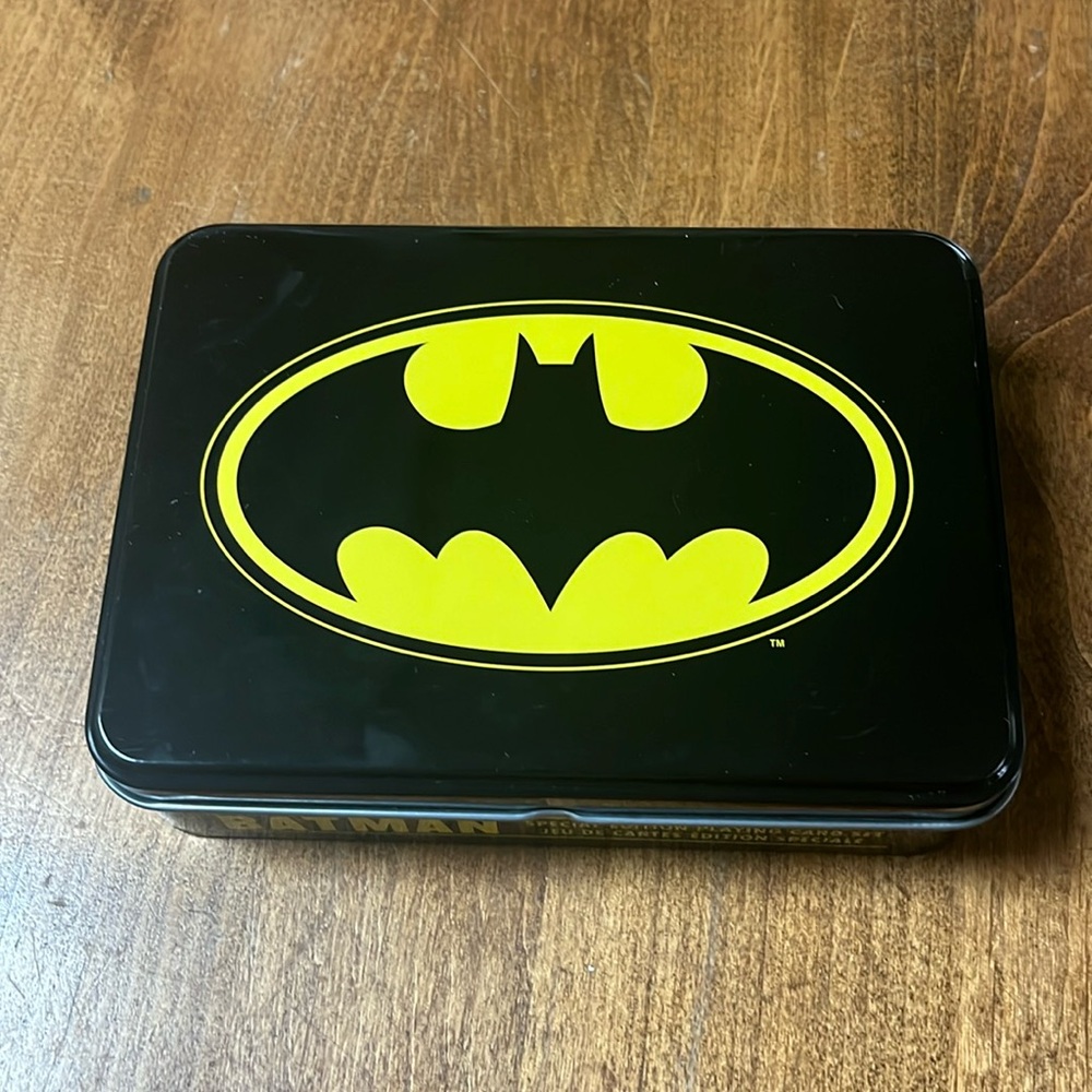 NWOT Batman Special Edition Playing Cards Set InTin - 2 Decks Sealed